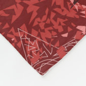 Modernes Abstrakt Fleecedecke (Ecke)