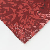 Modernes Abstrakt Fleecedecke (Ecke)