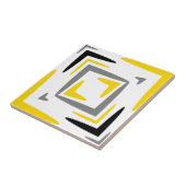 Modernes Abstrakt-gelbes Grau Fliese (Seite)