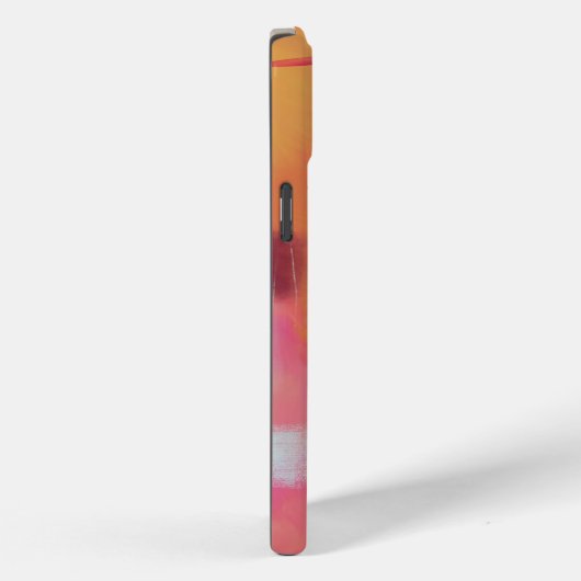 Modernes Abstrakt-gelbes Personalisiert Case-Mate iPhone Hülle (Rückseite / Rechts)