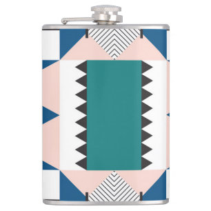 Modernes Abstrakt: Geometrischer Nahtloser Stil Flachmann