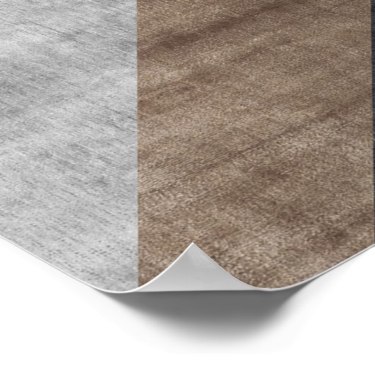 Modernes Abstrakt geometrisches Mauerwerk Poster (Ecke)