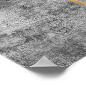 Modernes Abstrakt geometrisches Mauerwerk Poster (Ecke)