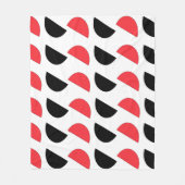 Modernes Abstrakt geometrisches Muster Fleecedecke (Vorderseite)