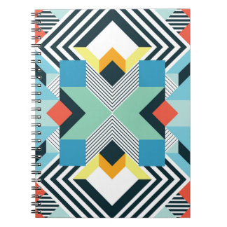 Modernes Abstrakt geometrisches Muster. Notizblock