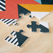 Modernes Abstrakt geometrisches Muster. Puzzle (Seite)