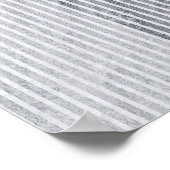 Modernes Abstrakt geometrisches Mustermauerwerk Poster (Ecke)