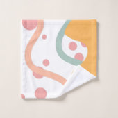 Modernes, Abstrakt geometrisches Set für das Handt (Waschlappen)