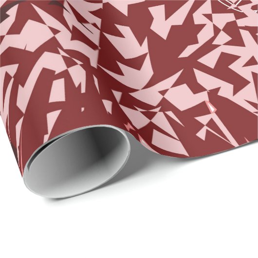 Modernes Abstrakt Geschenkpapier (Rolleneckpunkt)