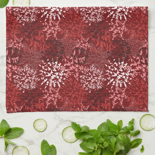 Modernes Abstrakt Geschirrtuch (Gefaltet)