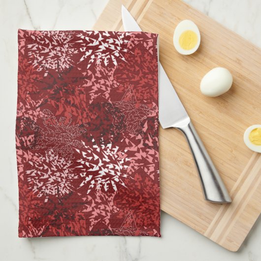 Modernes Abstrakt Geschirrtuch (Viertel Falte)