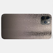 Modernes Abstrakt Glam Silver Rosa Blush Rose Gold Case-Mate iPhone Hülle (Rückseite (Horizontal))