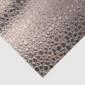 Modernes Abstrakt Glam Silver Rosa Blush Rose Gold Seidenpapier (Ausschnitt)