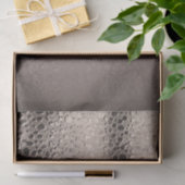 Modernes Abstrakt Glam Silver Rosa Blush Rose Gold Seidenpapier (Geschenk)