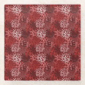 Modernes Abstrakt Glasuntersetzer (Vorderseite)