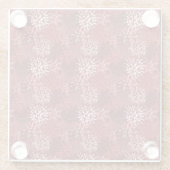 Modernes Abstrakt Glasuntersetzer (Rückseite)