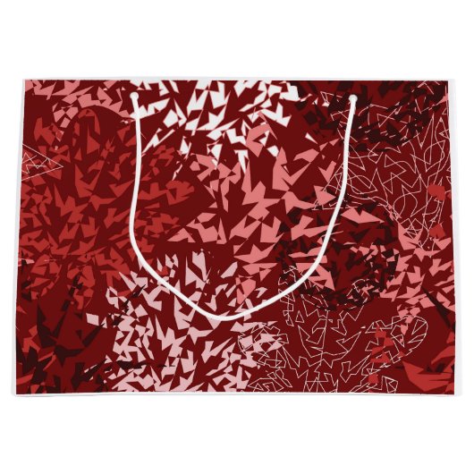 Modernes Abstrakt Große Geschenktüte (Vorderseite)