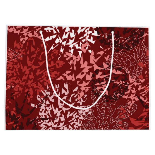 Modernes Abstrakt Große Geschenktüte (Rückseite)