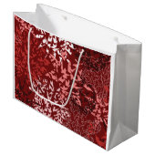 Modernes Abstrakt Große Geschenktüte (Vorderseite Schrägansicht)