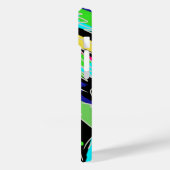 Modernes Abstrakt in Regenbogenfarben Case-Mate iPhone Hülle (Rückseite / Links)