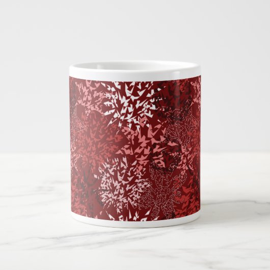 Modernes Abstrakt Jumbo-Tasse (Vorderseite)