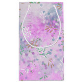 Modernes Abstrakt Kleine Geschenktüte (Rückseite)