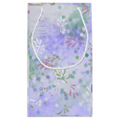 Modernes Abstrakt Kleine Geschenktüte (Rückseite)