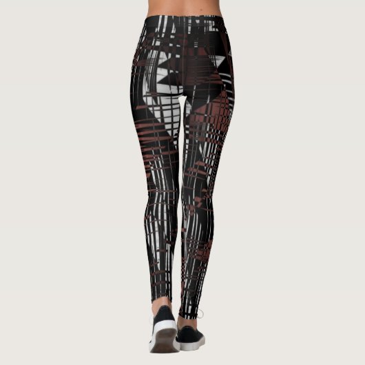 Modernes Abstrakt Leggings (Rückseite)