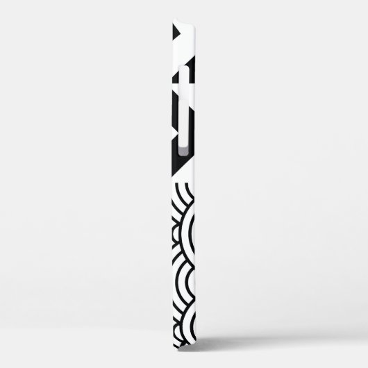 Modernes Abstrakt: Leinwand für künstlerisches Des Case-Mate iPhone Hülle (Rückseite / Links)