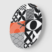 Modernes Abstrakt: Leinwand für künstlerisches Des Große Wanduhr (Winkel)