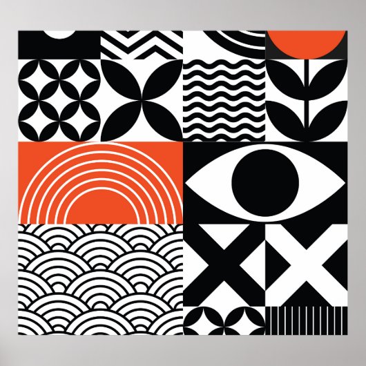 Modernes Abstrakt: Leinwand für künstlerisches Des Poster (Vorne)