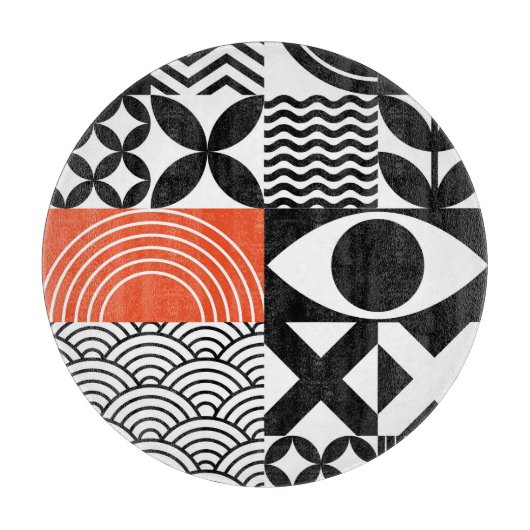 Modernes Abstrakt: Leinwand für künstlerisches Des Schneidebrett (Vorderseite)