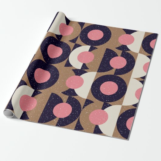 Modernes, abstrakt nahtloses geometrisches Muster  Geschenkpapier (Ungerollt)