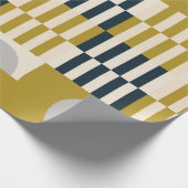 Modernes, abstrakt nahtloses geometrisches Muster Geschenkpapier (Ecke)