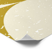 Modernes, abstrakt nahtloses geometrisches Muster  Poster (Ecke)