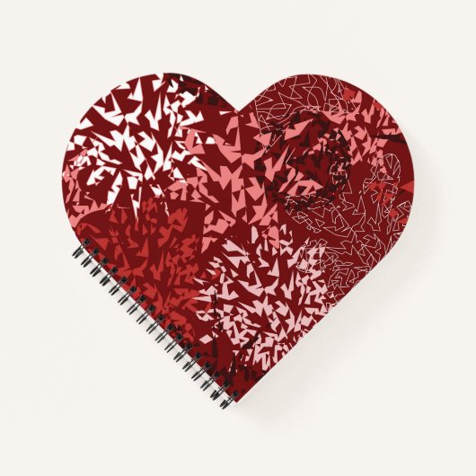 Modernes Abstrakt Notizblock (Vorderseite)