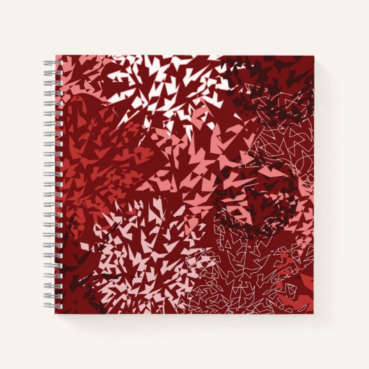 Modernes Abstrakt Notizblock (Vorderseite)