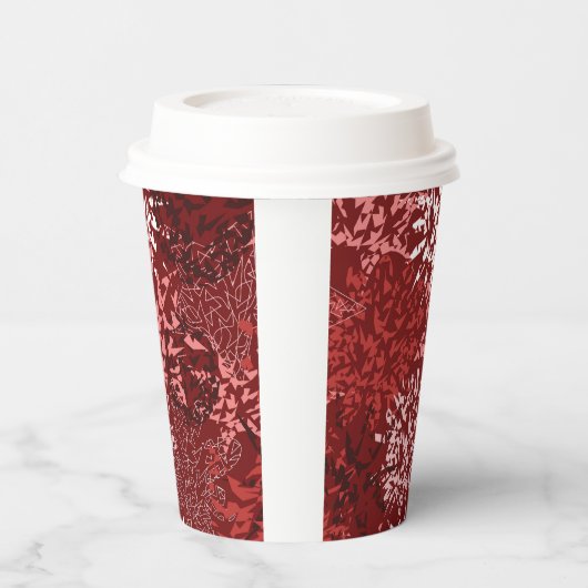 Modernes Abstrakt Pappbecher (Links)