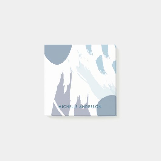 Modernes Abstrakt Post-it Klebezettel (Vorderseite)