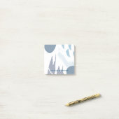 Modernes Abstrakt Post-it Klebezettel (Auf Schreibtisch)