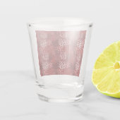 Modernes Abstrakt Schnapsglas (Rückseite)