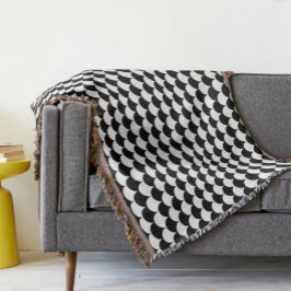 Modernes Abstrakt Schwarz/Weiß Decke