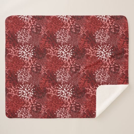 Modernes Abstrakt Sherpadecke (Vorderseite (Horizontal))