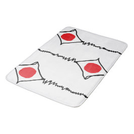 Modernes Abstrakt Styling Badematte