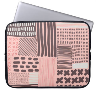 Modernes abstrakt: Vintage nahtlose Textur. Laptopschutzhülle