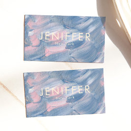 Modernes Abstrakt Visitenkarte