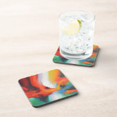 Modernes Abstrakter Expressionismus - Akryllische Untersetzer (Rechte Seite)