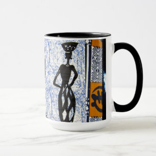 Modernes Abstraktes afrikanisches Design Tasse