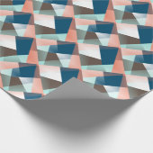 Modernes Abstraktes Angesagtes geometrisches Mosai Geschenkpapier (Ecke)