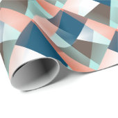 Modernes Abstraktes Angesagtes geometrisches Mosai Geschenkpapier (Rolleneckpunkt)